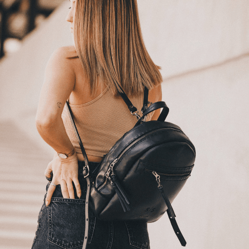 La Petite Leather Ladies Backpack