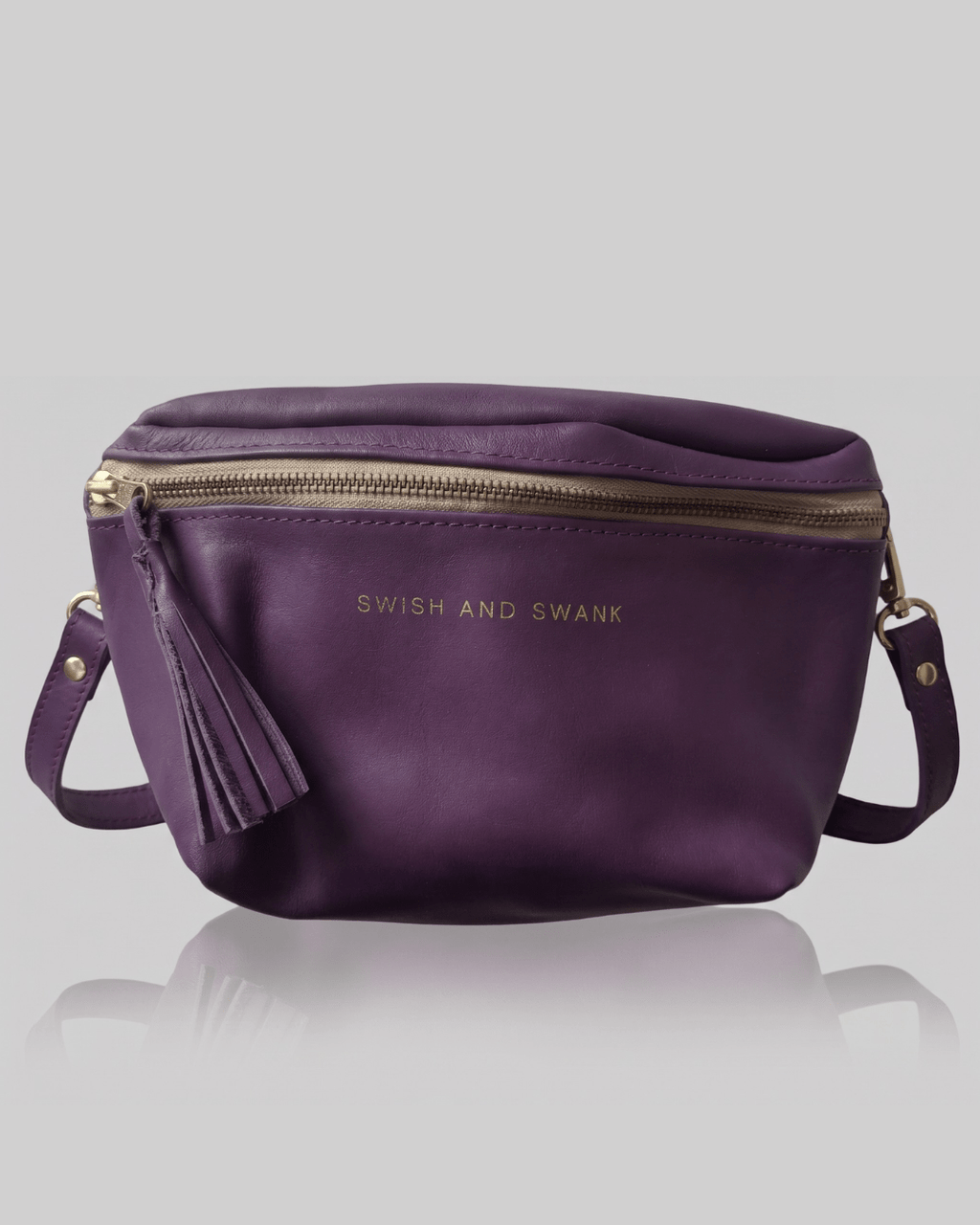 Genuine Leather Belt Bag - SWISH AND SWANK INTERNATIONAL