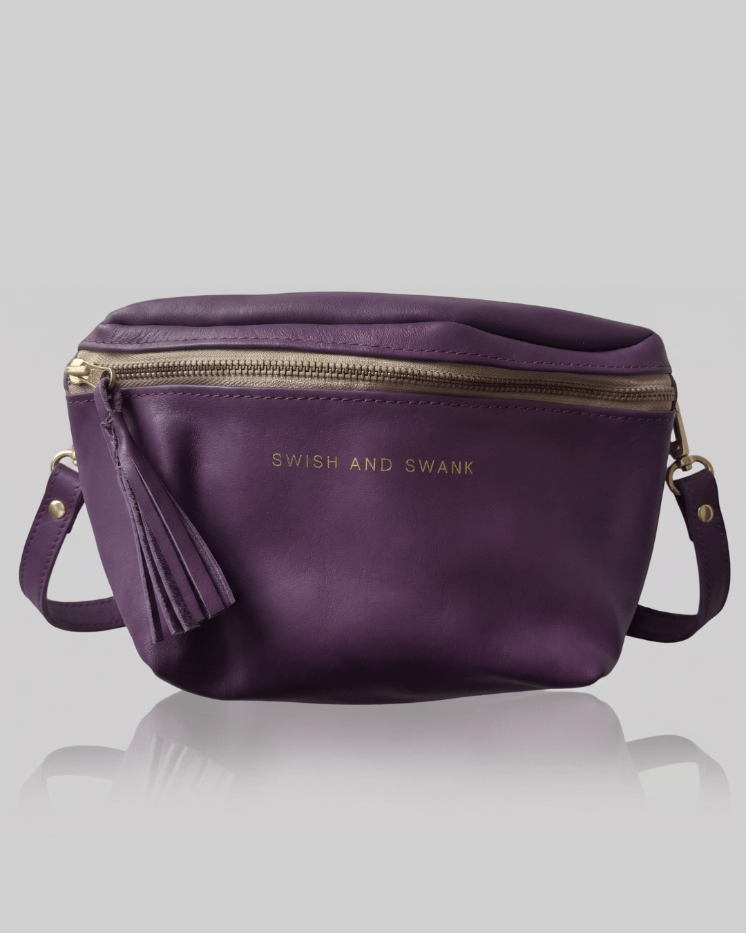 Genuine Leather Belt Bag - SWISH AND SWANK INTERNATIONAL