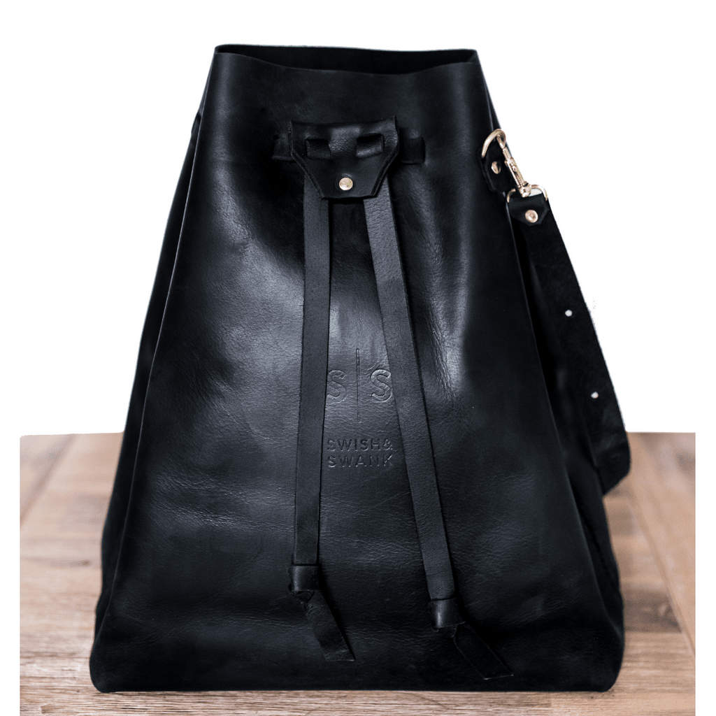 Batseba Bucket Leather Bag - SWISH AND SWANK INTERNATIONAL
