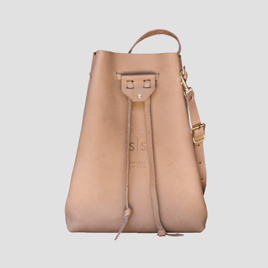 Batseba Bucket Leather Bag - SWISH AND SWANK INTERNATIONAL