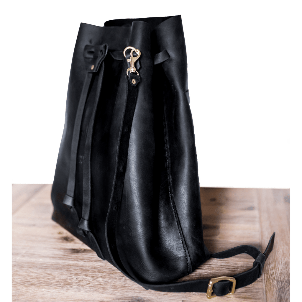 Batseba Bucket Leather Bag - SWISH AND SWANK INTERNATIONAL