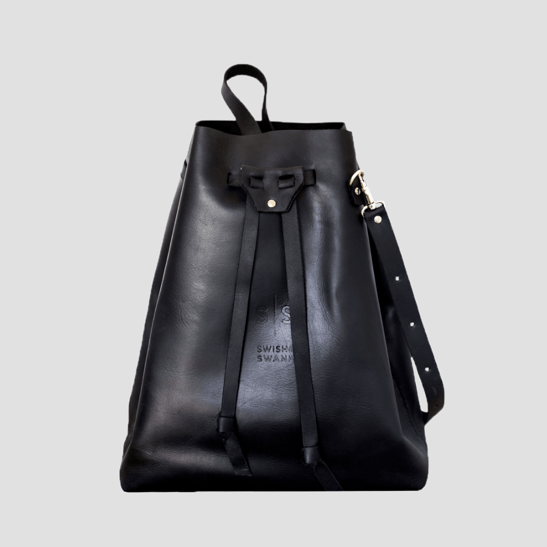 Batseba Bucket Leather Bag - SWISH AND SWANK INTERNATIONAL
