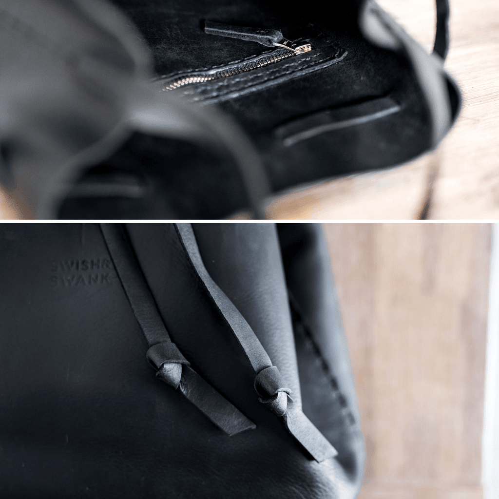 Batseba Bucket Leather Bag - SWISH AND SWANK INTERNATIONAL