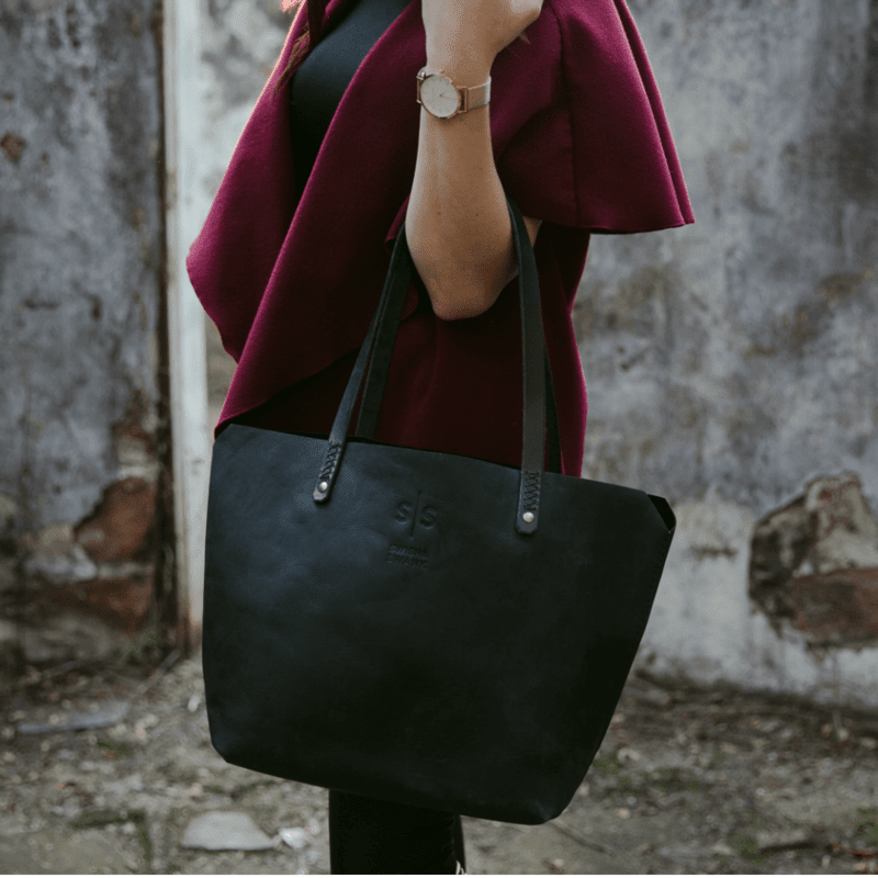 Classic Eve Leather Tote - SWISH AND SWANK INTERNATIONAL