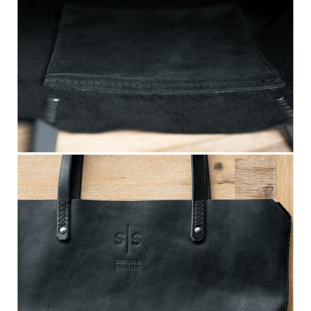 Classic Eve Leather Tote - SWISH AND SWANK INTERNATIONAL
