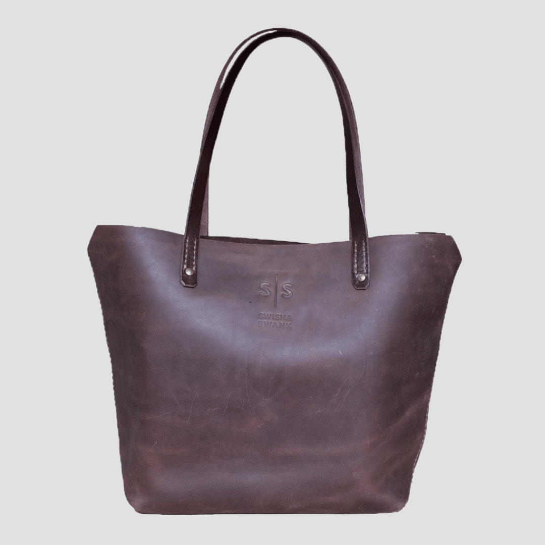 Classic Eve Leather Tote - SWISH AND SWANK INTERNATIONAL
