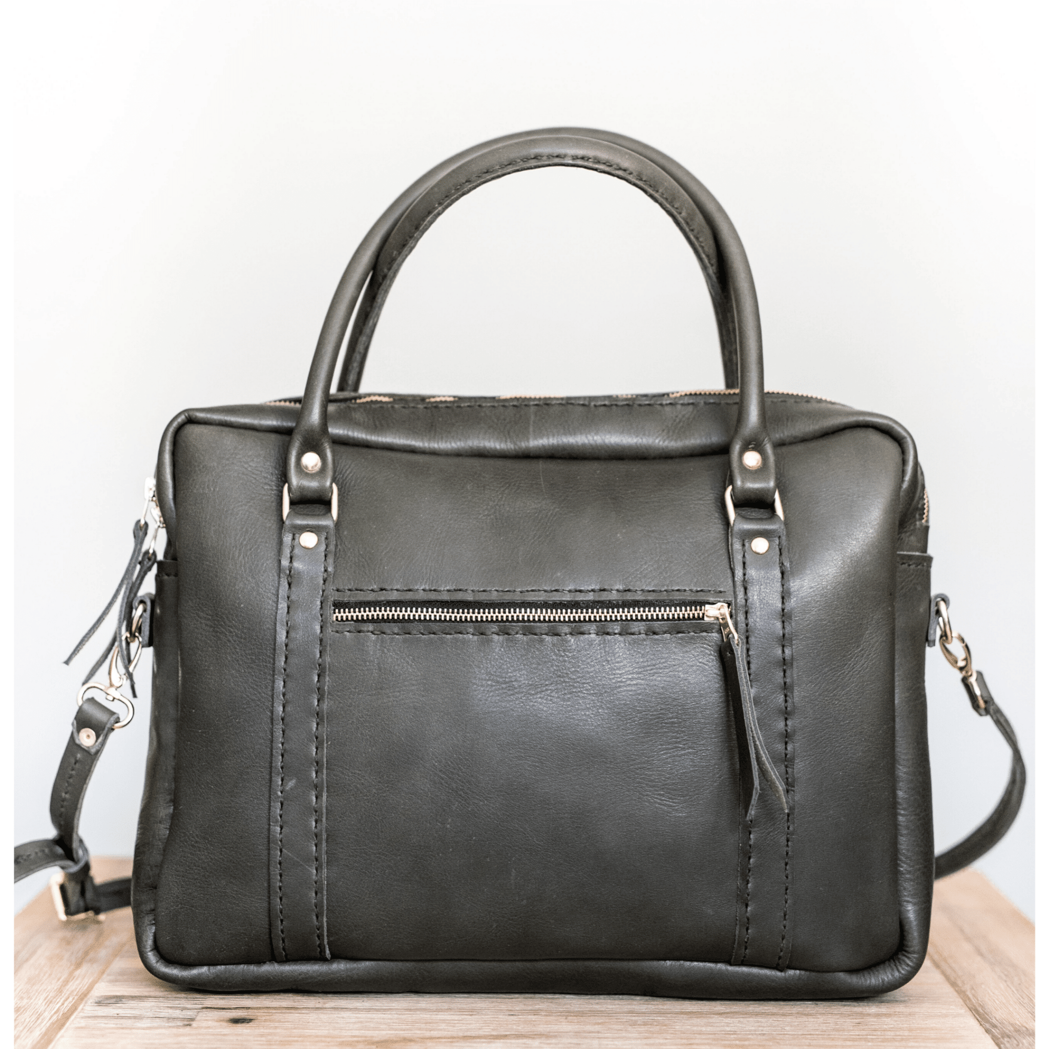 Classic Leather Boaz Briefcase - SWISH AND SWANK INTERNATIONAL