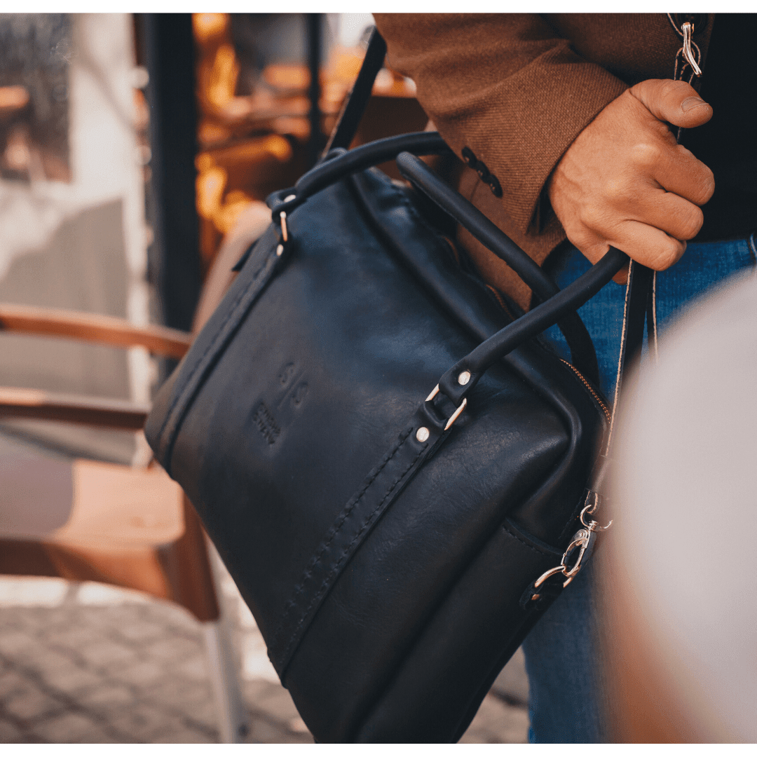 Classic Leather Boaz Briefcase - SWISH AND SWANK INTERNATIONAL