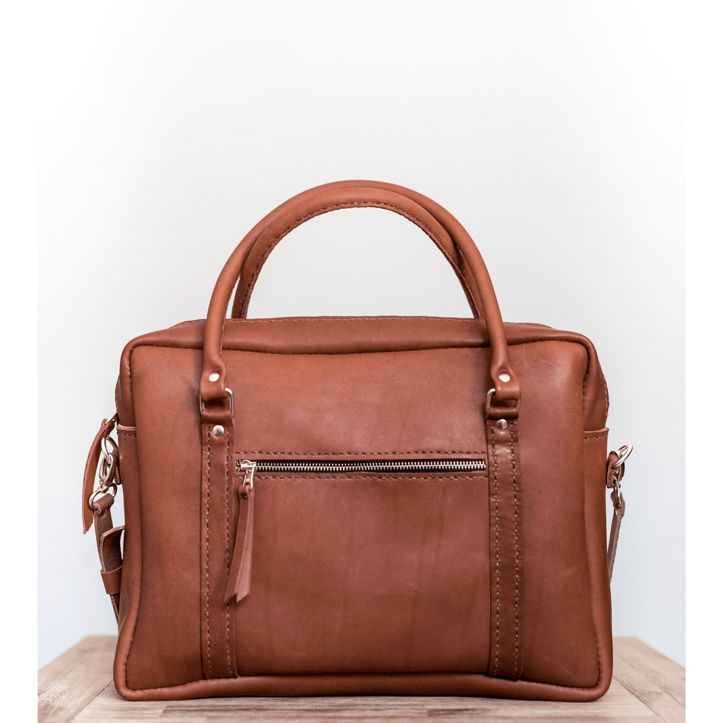 Classic Leather Boaz Briefcase - SWISH AND SWANK INTERNATIONAL