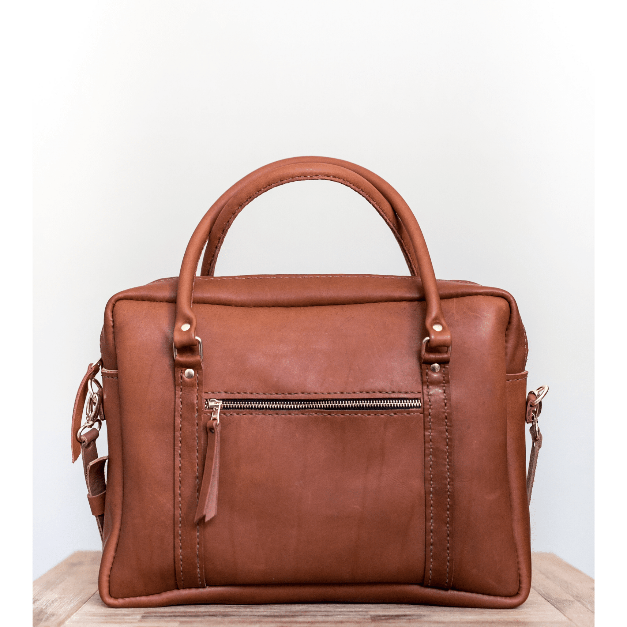 Classic Leather Boaz Briefcase - SWISH AND SWANK INTERNATIONAL