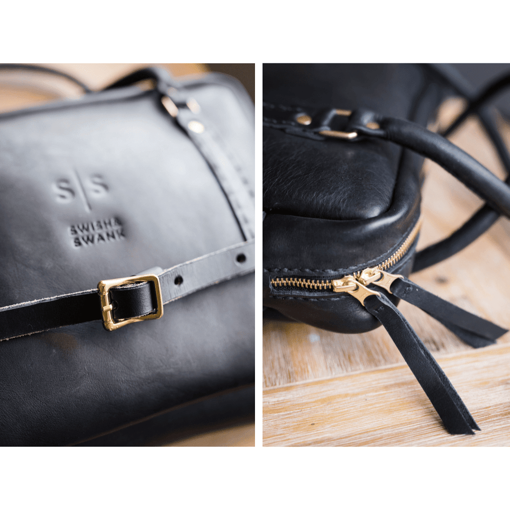 Classic Leather Boaz Briefcase - SWISH AND SWANK INTERNATIONAL