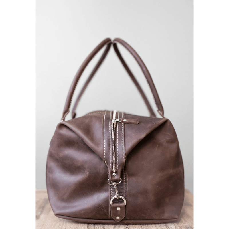 Classic Leather Duffle Bag - SWISH AND SWANK INTERNATIONAL