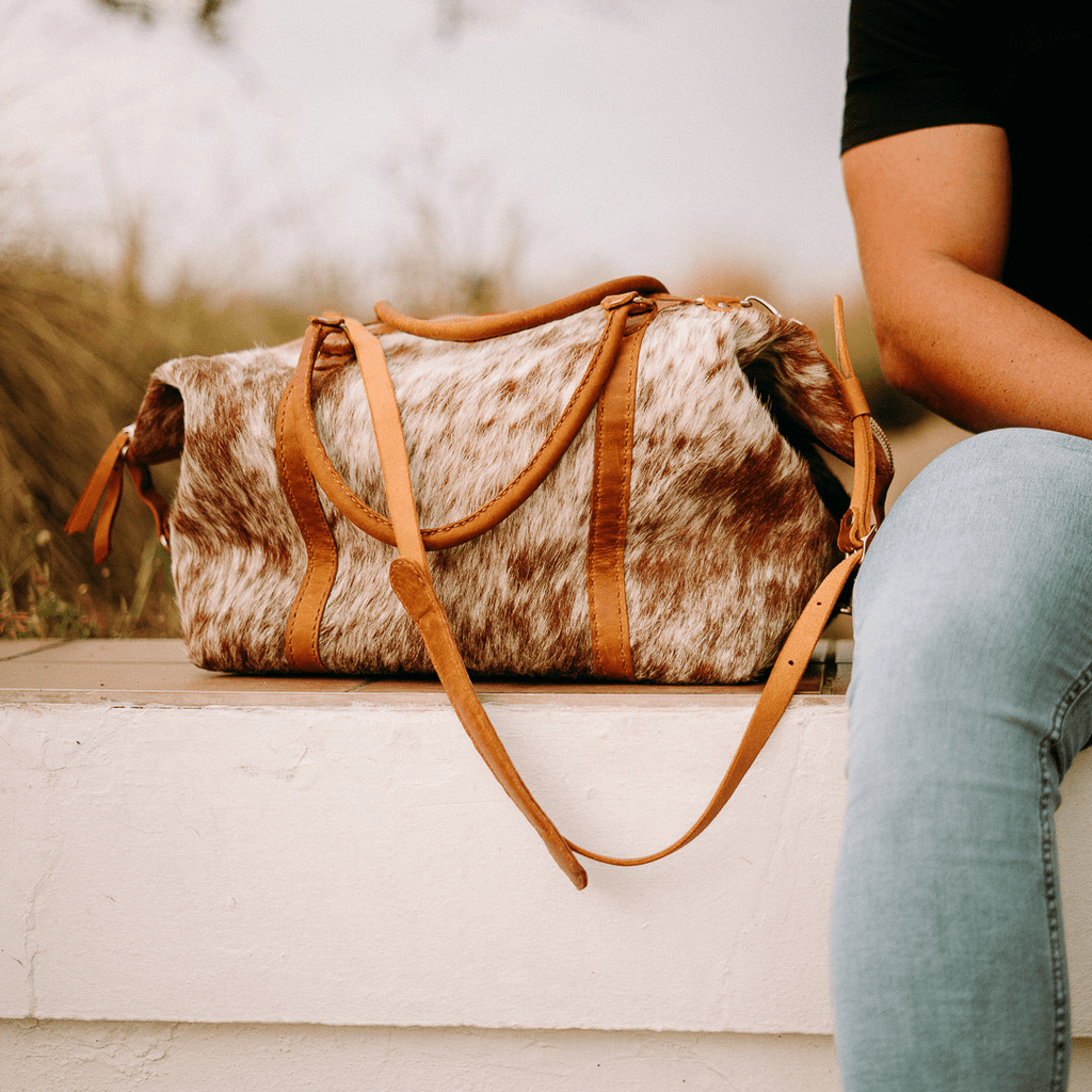 Classic Leather Duffle Bag - SWISH AND SWANK INTERNATIONAL