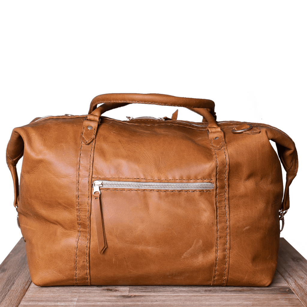 Classic Leather Duffle Bag - SWISH AND SWANK INTERNATIONAL