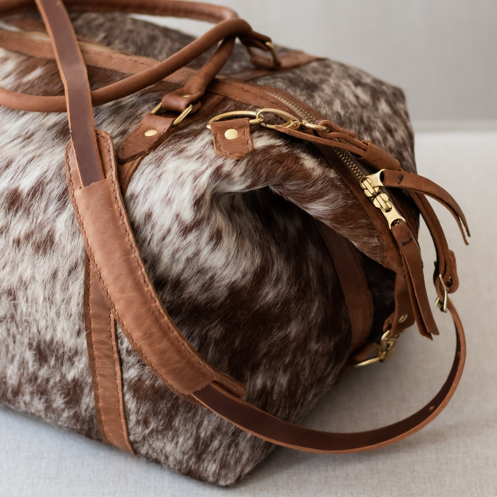 Classic Leather Duffle Bag - SWISH AND SWANK INTERNATIONAL