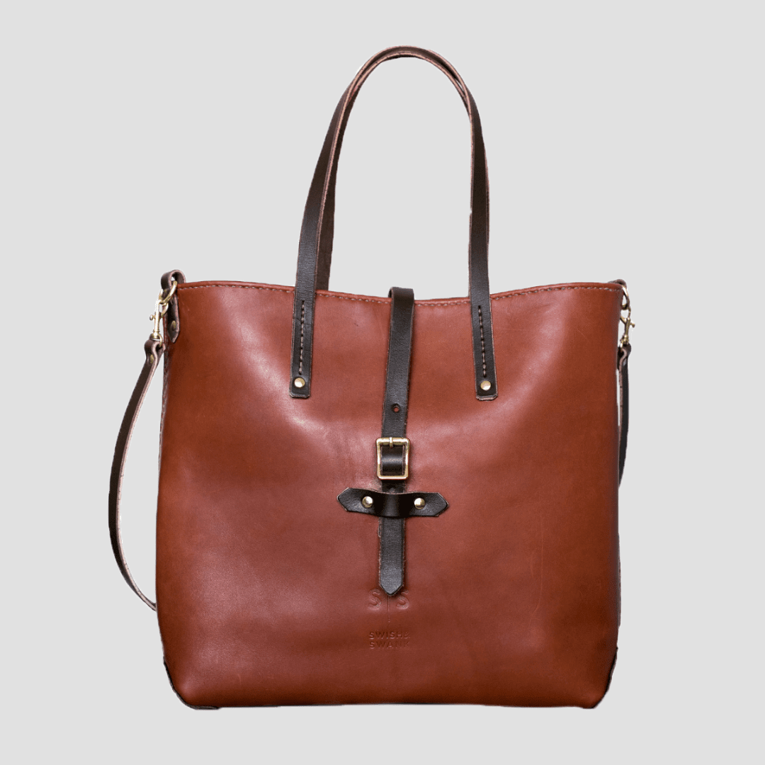 Classic Leather Esther Handbag - SWISH AND SWANK INTERNATIONAL