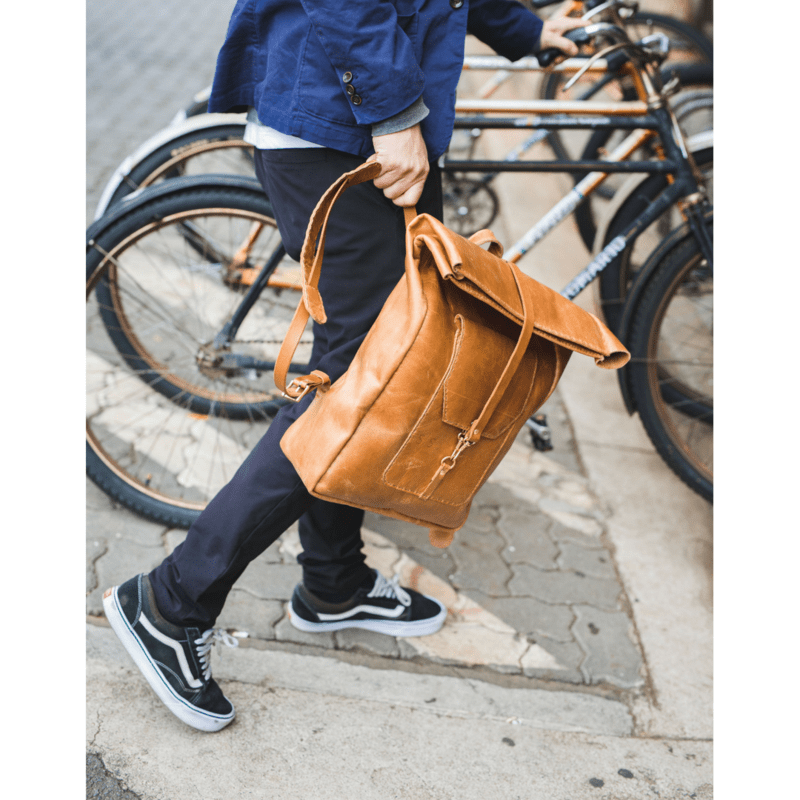Classic Leather Noah Backpack - SWISH AND SWANK INTERNATIONAL