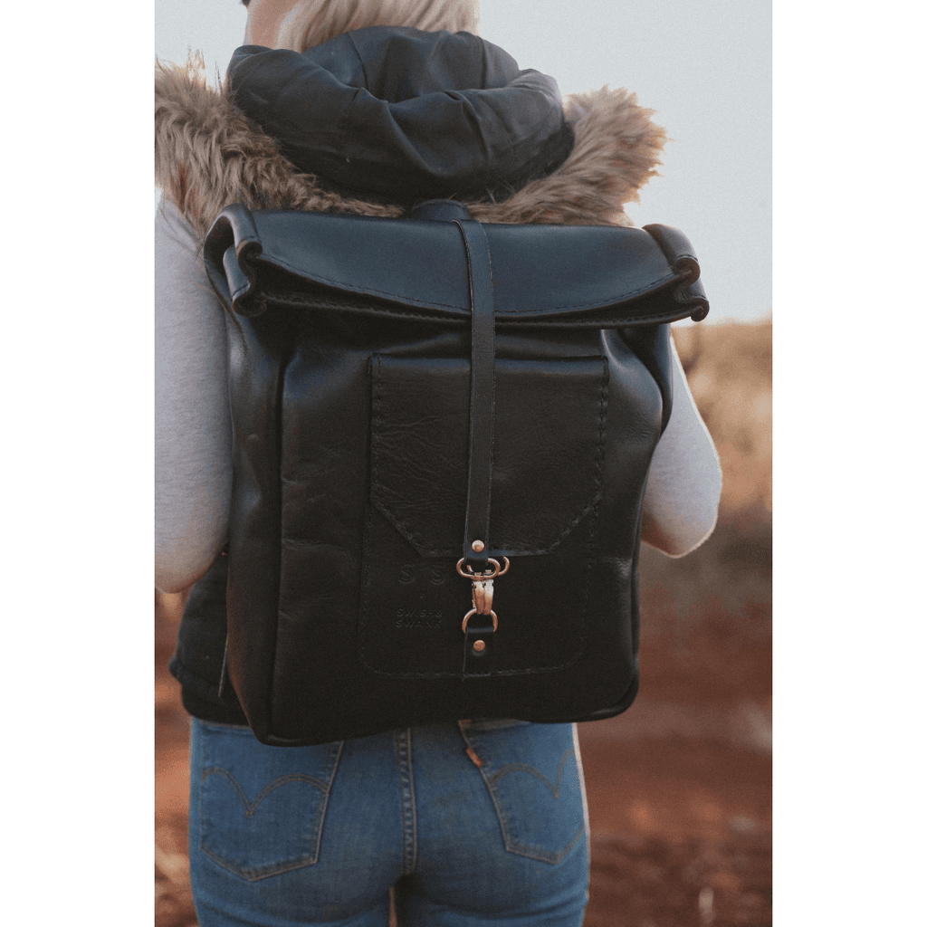 Classic Leather Noah Backpack - SWISH AND SWANK INTERNATIONAL