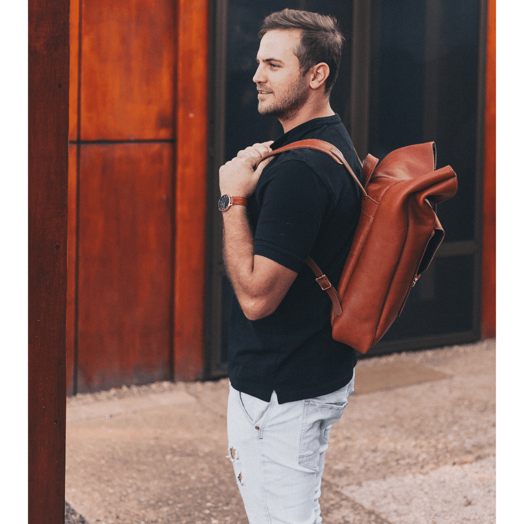 Classic Leather Noah Backpack - SWISH AND SWANK INTERNATIONAL