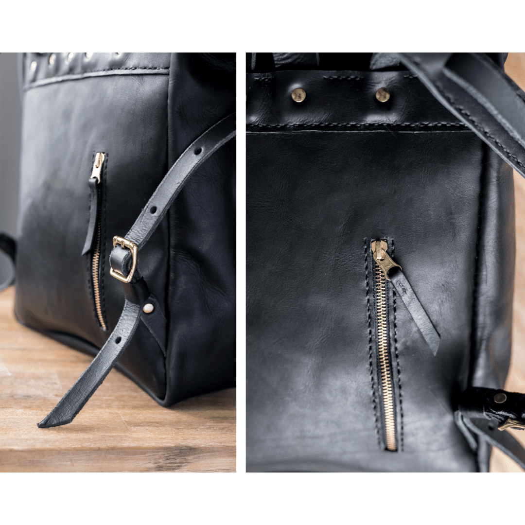 Classic Leather Noah Backpack - SWISH AND SWANK INTERNATIONAL