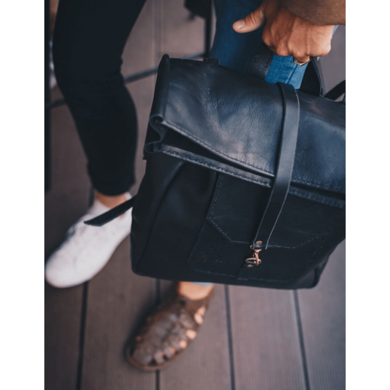 Classic Leather Noah Backpack - SWISH AND SWANK INTERNATIONAL