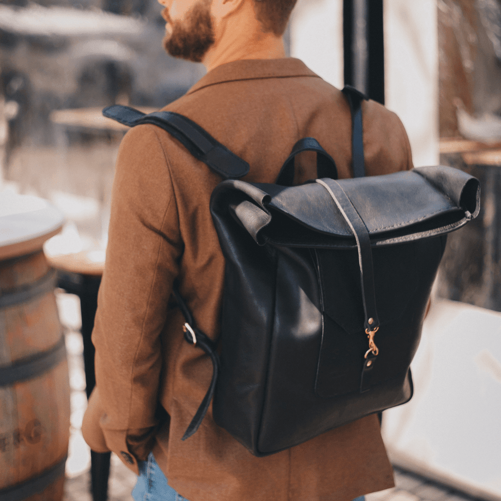 Classic Leather Noah Backpack - SWISH AND SWANK INTERNATIONAL