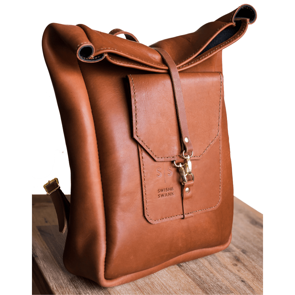Classic Leather Noah Backpack - SWISH AND SWANK INTERNATIONAL