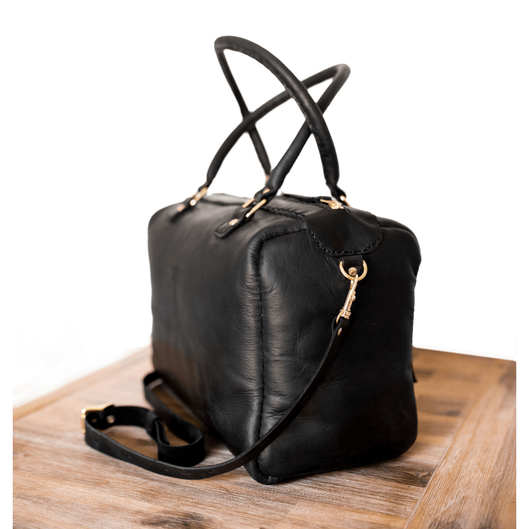 Classic Leather Priscilla Handbag - SWISH AND SWANK INTERNATIONAL