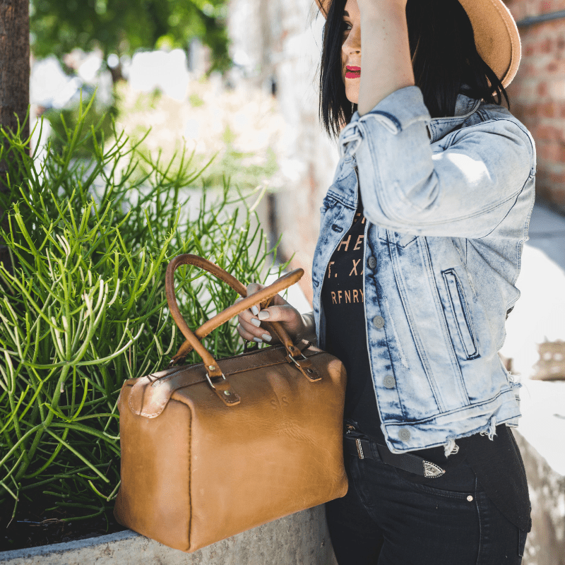 Classic Leather Priscilla Handbag - SWISH AND SWANK INTERNATIONAL