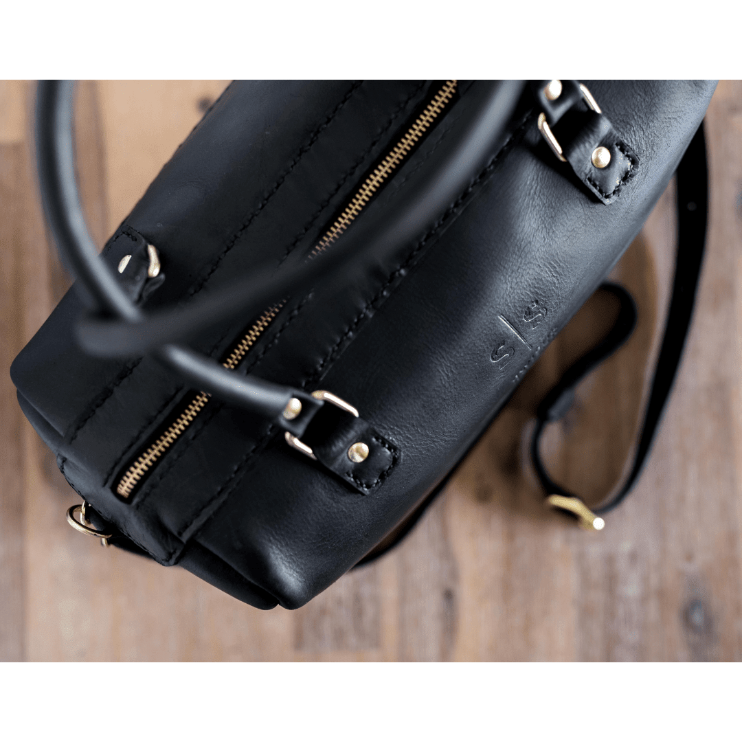 Classic Leather Priscilla Handbag - SWISH AND SWANK INTERNATIONAL