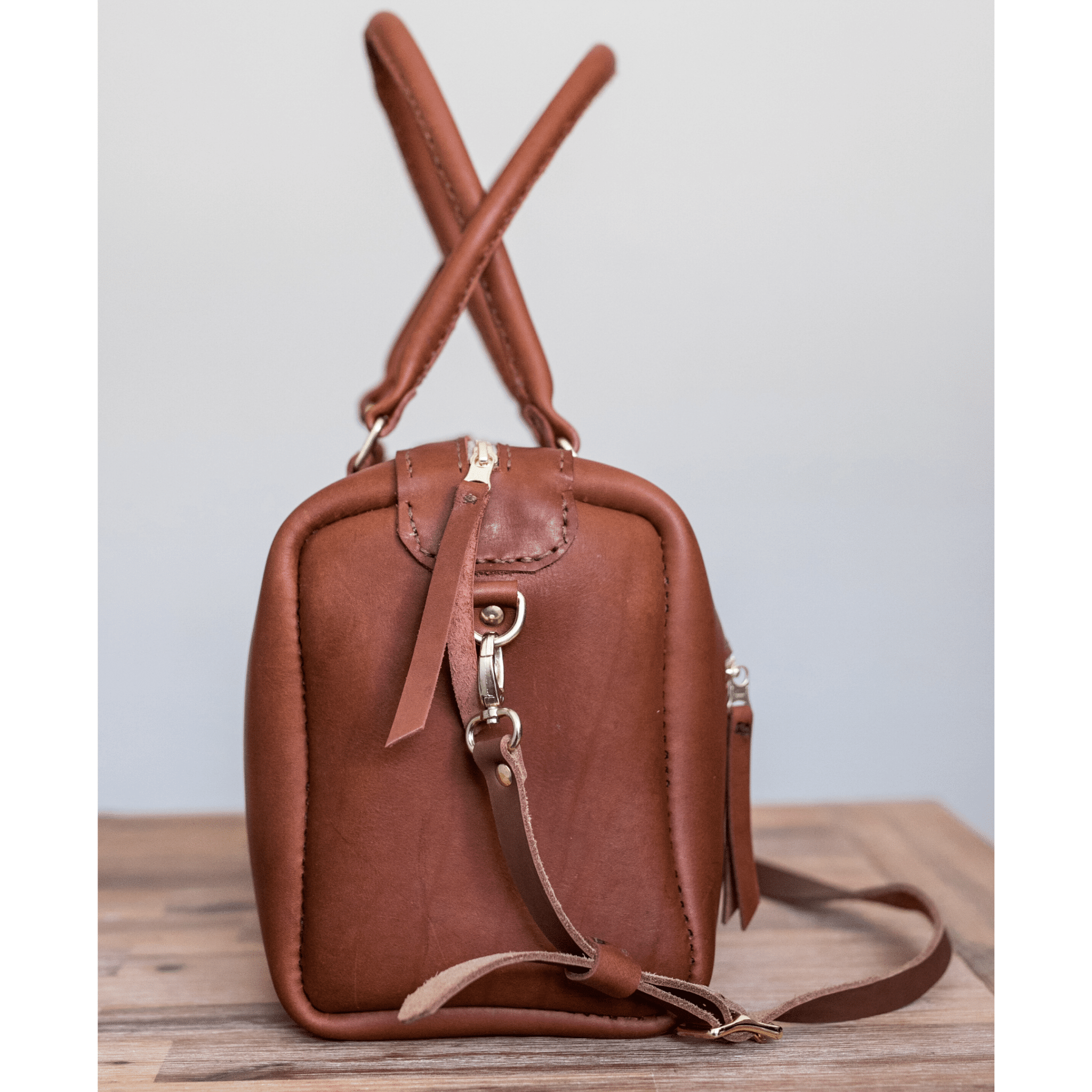 Classic Leather Priscilla Handbag - SWISH AND SWANK INTERNATIONAL