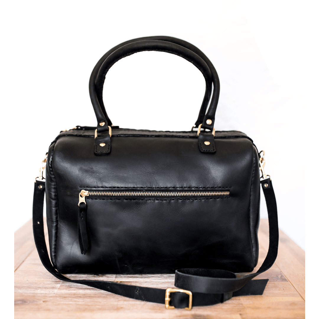 Classic Leather Priscilla Handbag - SWISH AND SWANK INTERNATIONAL
