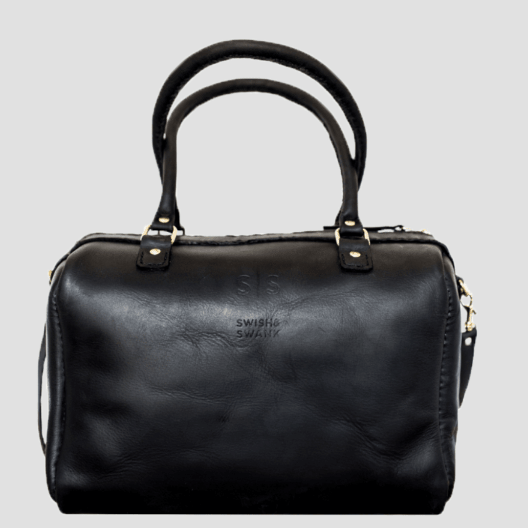 Classic Leather Priscilla Handbag - SWISH AND SWANK INTERNATIONAL
