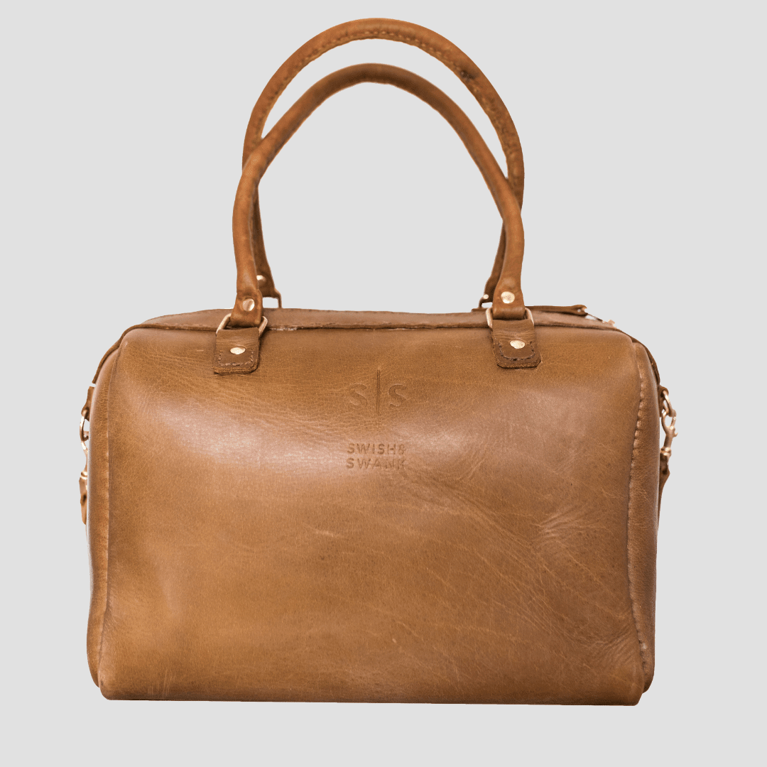 Classic Leather Priscilla Handbag - SWISH AND SWANK INTERNATIONAL
