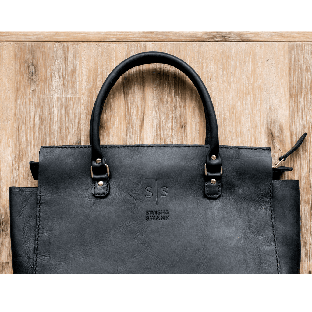 Classic Naomi Leather Handbag - SWISH AND SWANK INTERNATIONAL