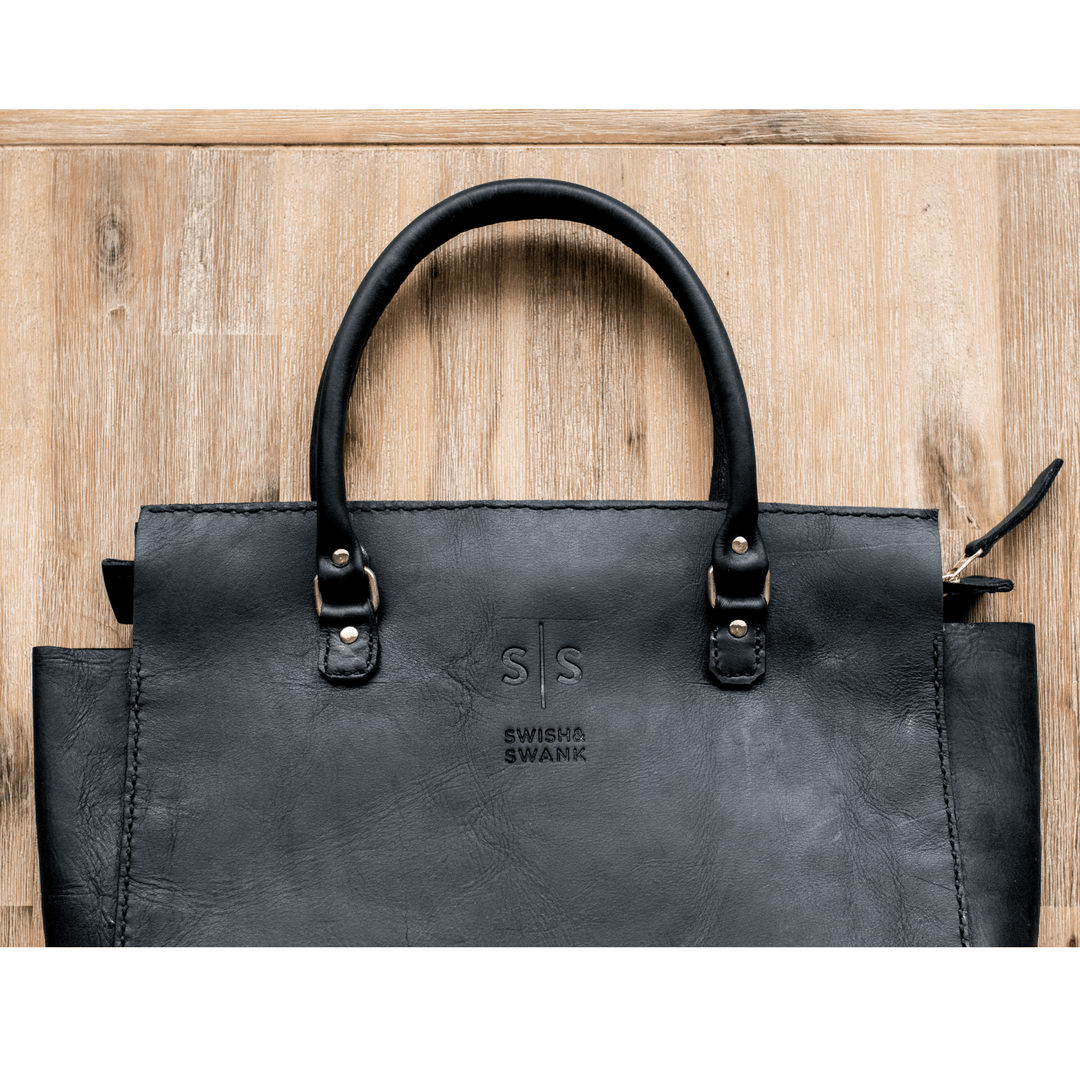 Classic Naomi Leather Handbag - SWISH AND SWANK INTERNATIONAL