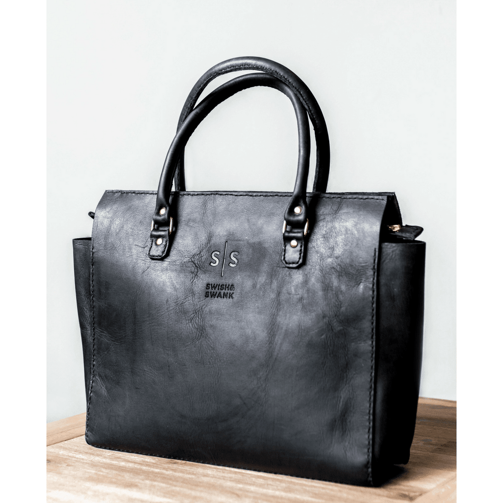 Classic Naomi Leather Handbag - SWISH AND SWANK INTERNATIONAL