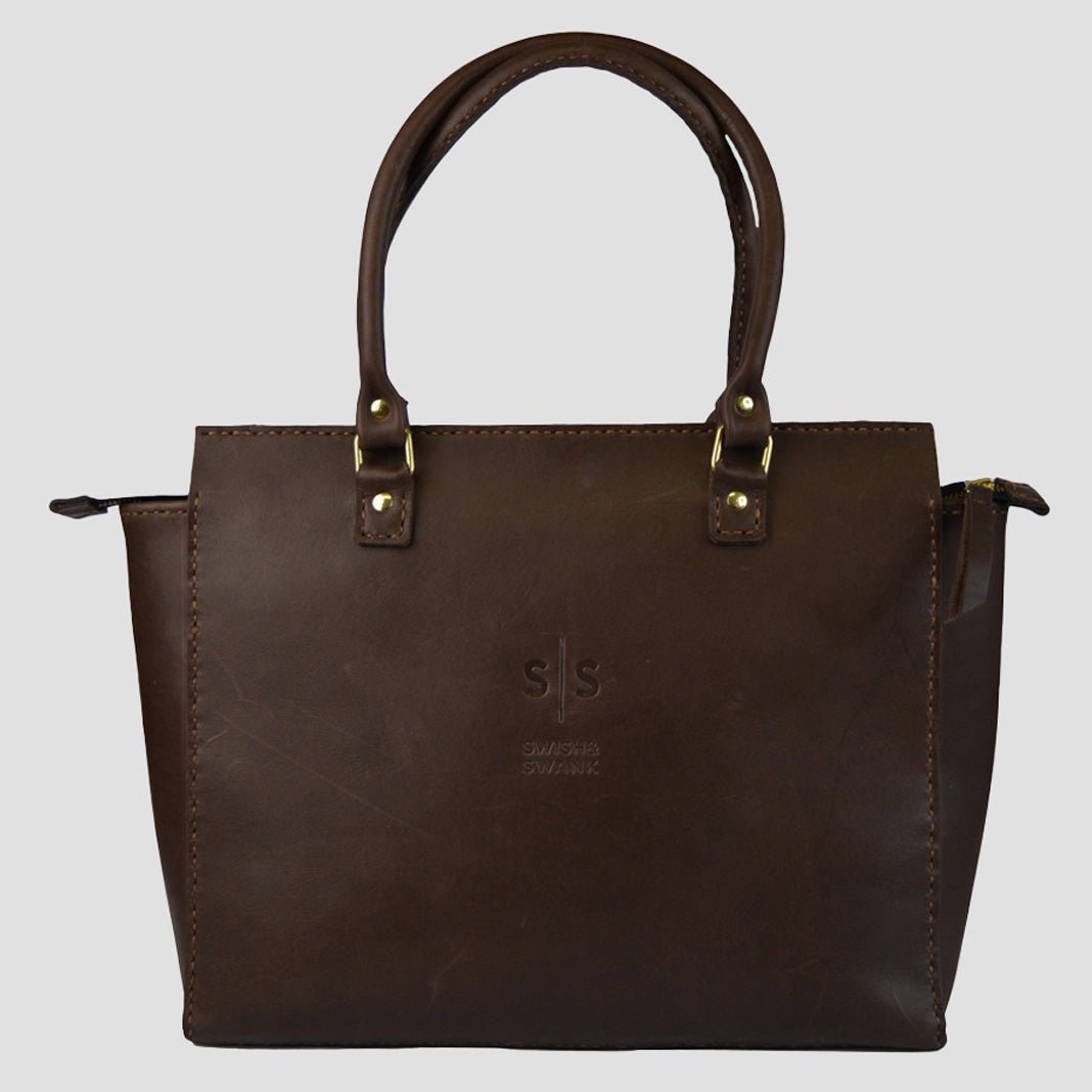 Classic Naomi Leather Handbag - SWISH AND SWANK INTERNATIONAL