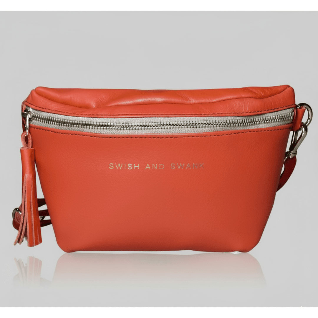 Genuine Leather Belt Bag - SWISH AND SWANK INTERNATIONAL