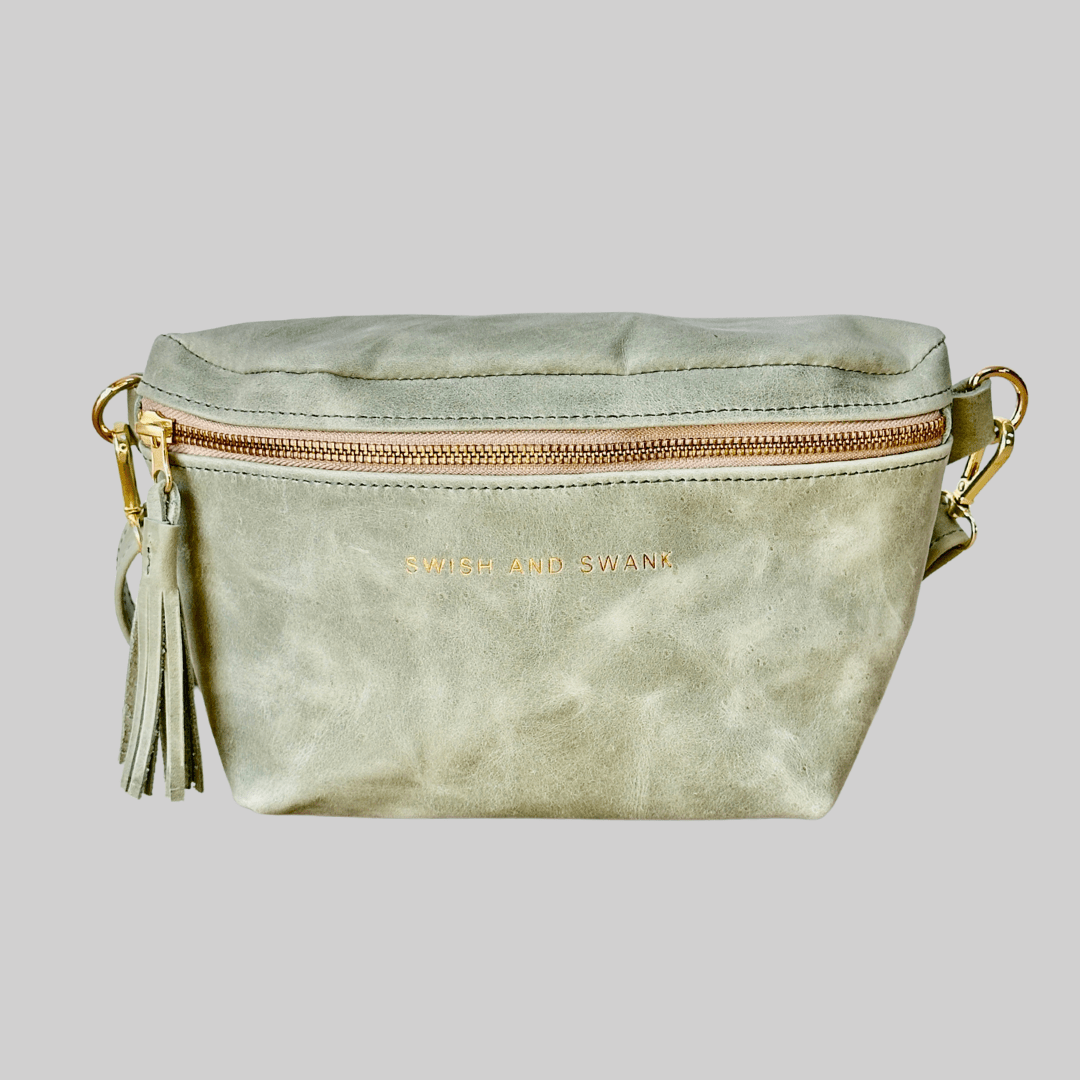 Genuine Leather Belt Bag - SWISH AND SWANK INTERNATIONAL