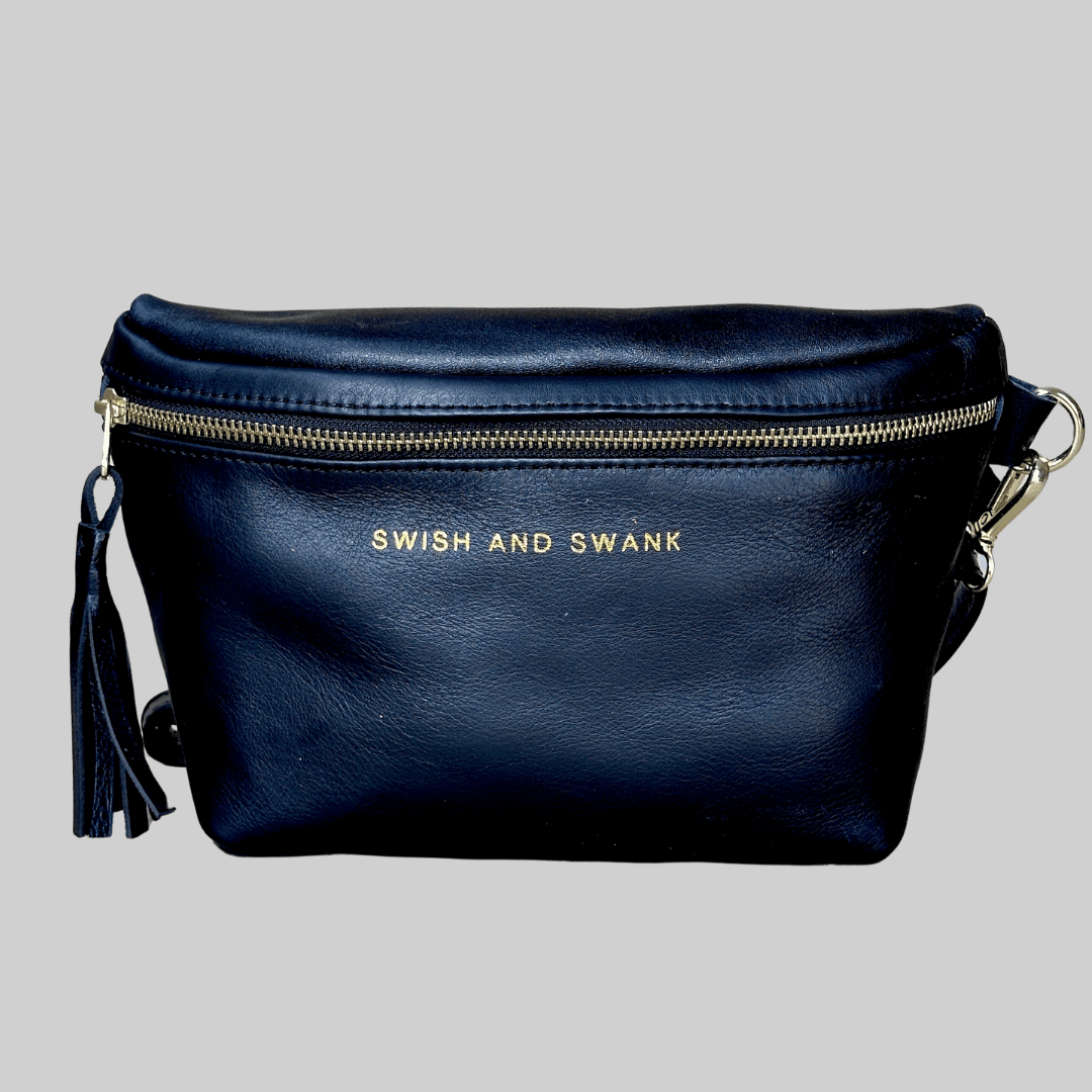 Genuine Leather Belt Bag - SWISH AND SWANK INTERNATIONAL