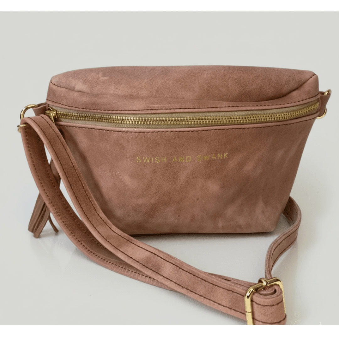 Genuine Leather Belt Bag - SWISH AND SWANK INTERNATIONAL