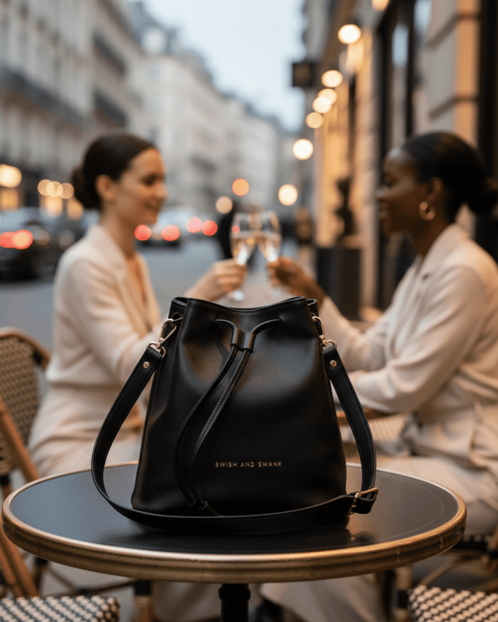 Genuine Leather Drawstring Bag 2.0 - SWISH AND SWANK INTERNATIONAL