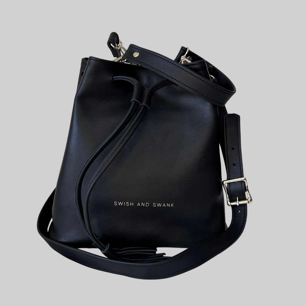 Genuine Leather Drawstring Bag 2.0 - SWISH AND SWANK INTERNATIONAL