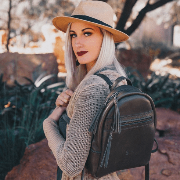 La Petite Leather Ladies Backpack - SWISH AND SWANK INTERNATIONAL