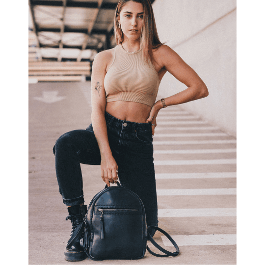La Petite Leather Ladies Backpack - SWISH AND SWANK INTERNATIONAL