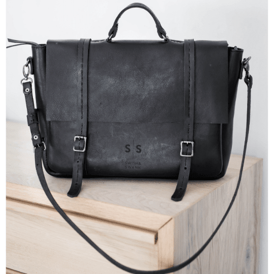 Premium Leather Boaz Briefcase 2.1 - SWISH AND SWANK INTERNATIONAL