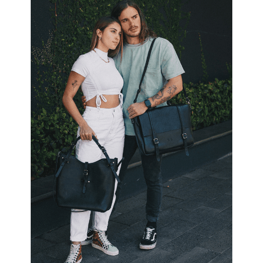 Premium Leather Boaz Briefcase 2.1 - SWISH AND SWANK INTERNATIONAL