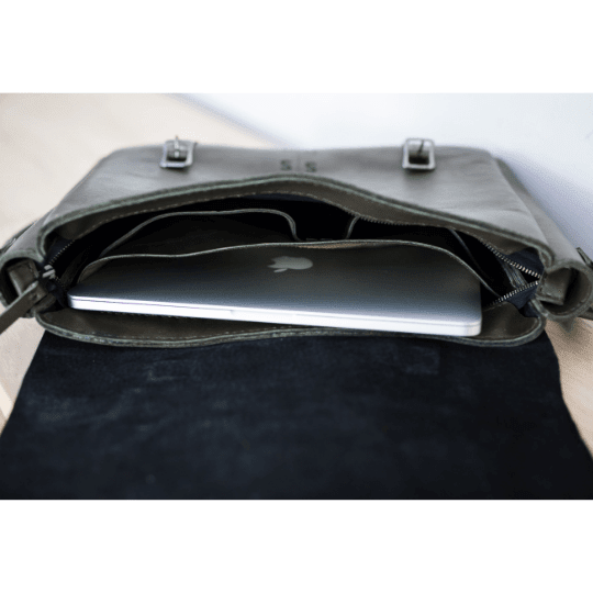 Premium Leather Boaz Briefcase 2.1 - SWISH AND SWANK INTERNATIONAL